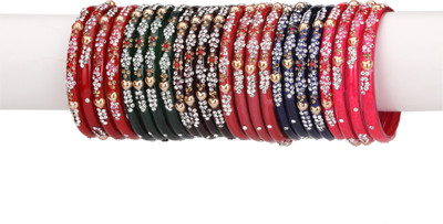 AFAST Glass Bangle Set(Pack of 10)
