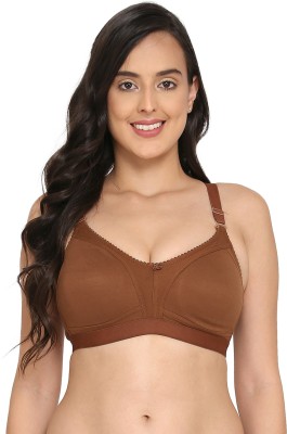 ELINA by Red lilly chilly Women T-Shirt Non Padded Bra(Brown)