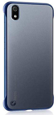 Mobyro Back Cover for Redmi 7A Frameless Matte Hard Shockproof TPU Bumper Case Cover(Blue, 3D Case)