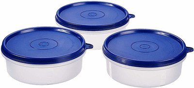 Cutting EDGE Polypropylene Fridge Container  - 290 ml(Pack of 3, Blue)