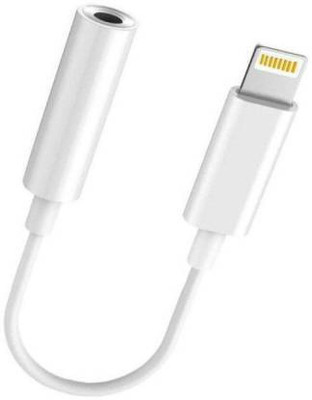 Mossto White 8 Pin Lightning Male To 3.5 MM Female Audio Jack AUX Cable USB Adapter 1 m AUX Cable (Compatible with Apple iPod, Apple iPad, Apple iPhone, White) Phone Converter(Android, iOS) Mossto White 8 Pin Lightning Male To 3.5 MM Female Audio Jack AUX Cable USB Adapter 1 m AUX Cable (Compatible with Apple iPod, Apple iPad, Apple iPhone, White) Phone Converter(Android, iOS)