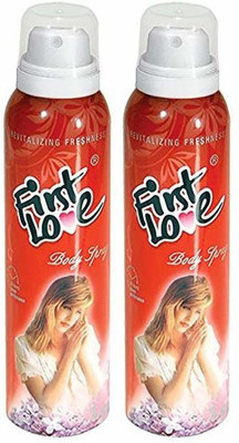 First Love Deo Body Spray 150ml ( Pack Of 2 ) Body Spray  -  For Men & Women(300 ml, Pack of 2)