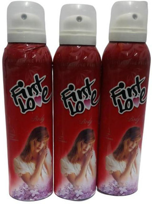 First Love F.Love Deo Body Spray 150ml ( Pack Of 3 ) Body Spray  -  For Men & Women(450 ml, Pack of 3)