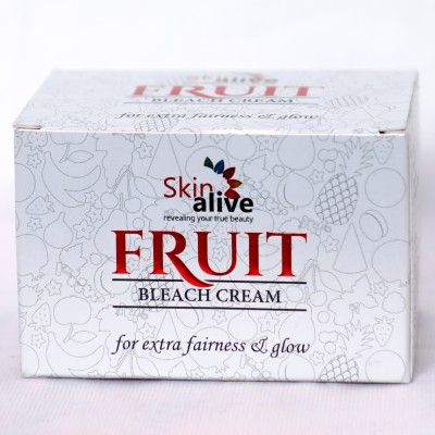 Skin Alive Fruit Bleach Cream for Extra Fairness & Glow Skin(43 g)