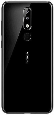 Nik NOKIA 5.1 plus Back Panel(BLACK)