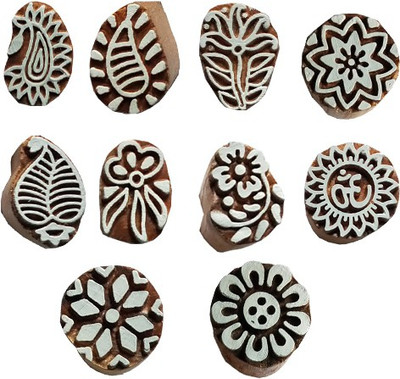 skart wwoden printing block stamp 207 Printing Blocks(Pack of 10)