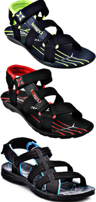 Calcados by Sandals Combo Pack of 3 Fancy Men Multicolor Flats