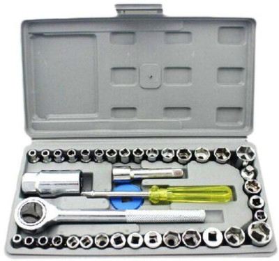 PAPAZ ENTERPRISE Best Quality Socket Set Hand Tool Kit (40 Tools) Socket Set(Pack of 1)