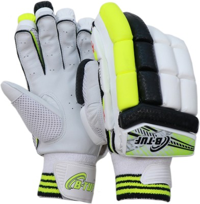 B-Tuf FIRE-UP Batting Gloves(White Neon Green Black)