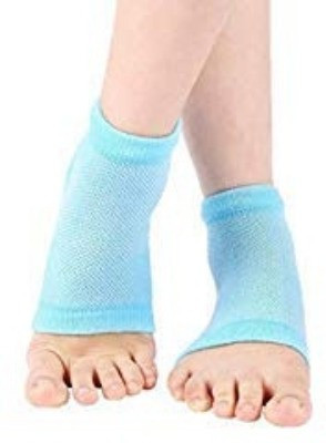 NYALENTERPRISE Silicone Gel Heel Socks (Multicolor) Heel Support(Multicolor)