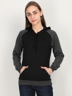 Fleximaa Full Sleeve Color Block Women Sweatshirt