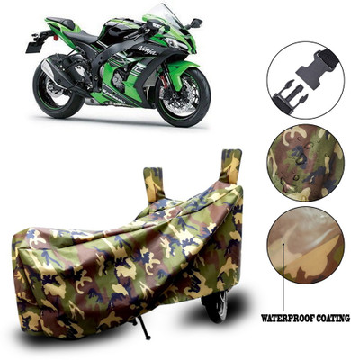 MASVERA Waterproof Two Wheeler Cover for Kawasaki(Multicolor)