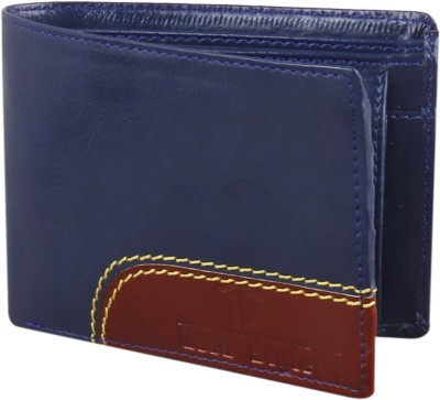 Good Style Men Blue Artificial Leather Wallet(8 Card Slots)