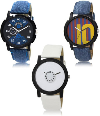 FERRIZZO New latest Designer Combo of 3 Analog Watch  - For Men