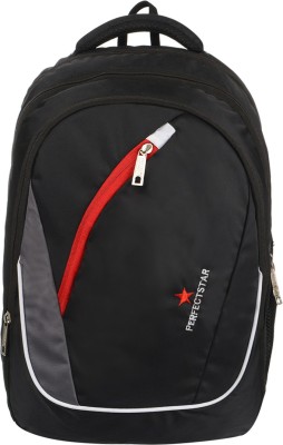 PERFECT STAR 15.6 inch Expandable Laptop Backpack(Black)