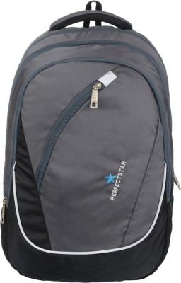 PERFECT STAR 15.6 inch Expandable Laptop Backpack(Grey)