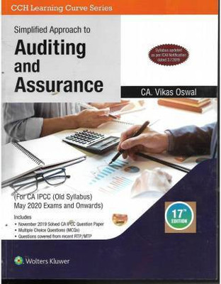 Simplified Approach to Auditing & Assurance 17th Edition (For CA IPCC (Old Syllabus May 2020 Exams and Onwards)(English, Paperback, CA Vikas Oswal)