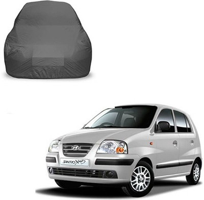 Flipkart SmartBuy Car Cover For Hyundai Santro Xing (Without Mirror Pockets)(Black, For 2017 Models)