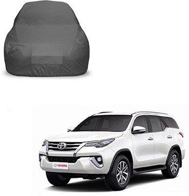 Flipkart SmartBuy Car Cover For Toyota New Fortuner (Without Mirror Pockets)(Black, For 2017 Models)