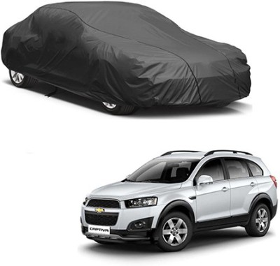 Flipkart SmartBuy Car Cover For Chevrolet Captiva (Without Mirror Pockets)(Black, For 2017 Models)