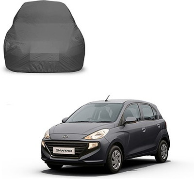 Flipkart SmartBuy Car Cover For Hyundai Santro (Without Mirror Pockets)(Black, For 2017 Models)