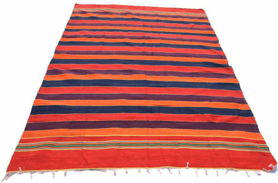 Softy Multicolor Cotton Dhurrie(5 ft,  X 228 cm, Rectangle)