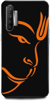 INDICRAFT Back Cover for Realme X2(Orange, Black, Hard Case, Pack of: 1)