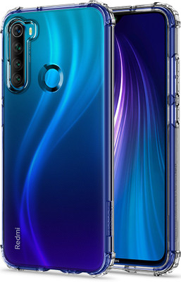 Spigen Back Cover for Mi Redmi Note 8(Transparent, Shock Proof)