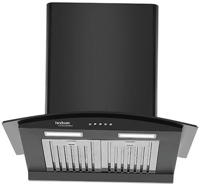 Hindware victoria 60 Auto Clean Wall Mounted Chimney (black 1100 CMH)