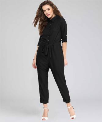 Uptownie Lite Solid Women Jumpsuit 