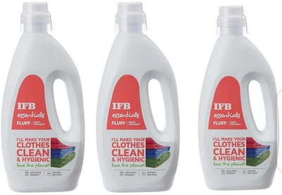 IFB fluff liquid detergent of 3 bottles of 1 liter Multi-Fragrance Liquid Detergent(3 L)