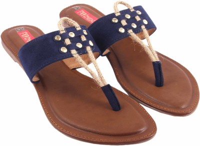 Footrendz Women Flats(Brown, Blue, Maroon , 4)