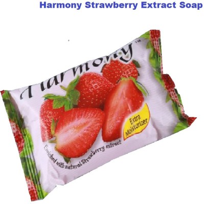 Harmony Strawberry Soap For Skin Lightening And Anti blemishes(75 g)