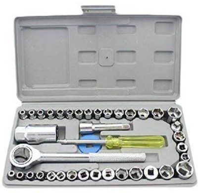 SOOWAR HEAVY QUALITY FORTY- 40 PC TOOL KIT Socket Set Socket Set(Pack of 1)