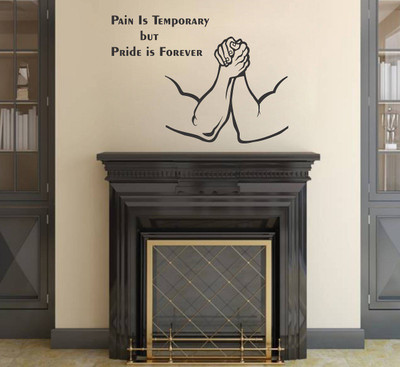 Wallzone 70 cm Quotes Removable Sticker(Pack of 1)