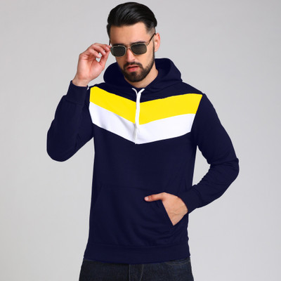 SKITTZZ Full Sleeve Color Block Men Sweatshirt