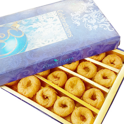 Ghasitaram Gifts Lohri Sweets - Khajoor 400 gms Box(400 g)