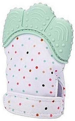 Cuteably teething mitten Teether(Green)