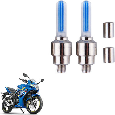 DvineAutoFashionZ MTL767_Gixxer SF(2 Pcs)Flashing Magic Tyre Wheel Light Headlight Car, Motorbike LED for Suzuki (12 V, 2 W)(Universal For Bike, Pack of 1)