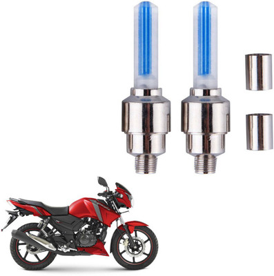 DvineAutoFashionZ MTL767_Apache(2 Pcs)Flashing Magic Tyre Wheel Light Headlight Car, Motorbike LED for TVS (12 V, 2 W)(Universal For Bike, Pack of 1)