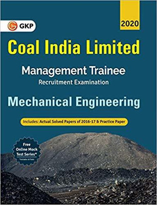 Coal India Ltd. 2019-20: Management Trainee - Mechanical Engineering(English, Paperback, GKP)