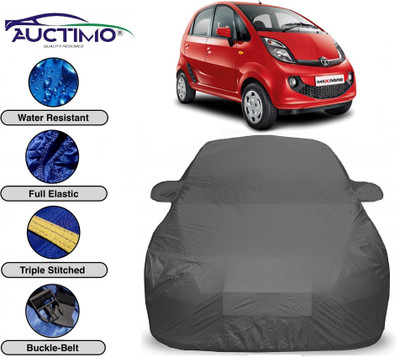 AUCTIMO Car Cover For Tata Nano (With Mirror Pockets)(Grey)