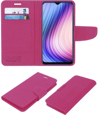 ACM Flip Cover for Vivo Y5S(Pink, Cases with Holder, Pack of: 1)