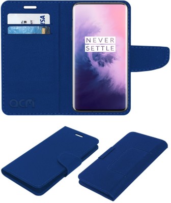 ACM Flip Cover for Oneplus 7 Pro 5G(Blue, Cases with Holder, Pack of: 1)