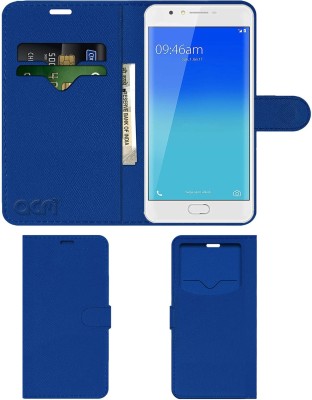 ACM Flip Cover for Surya Mphone 8 Volte(Blue, Cases with Holder, Pack of: 1)