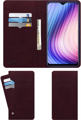 ACM Wallet Case Cover for Vivo Y5S(Maroon, Cases with Holder, Pack of: 1)