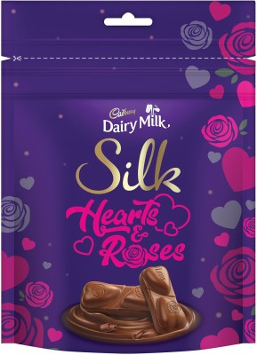 Cadbury Dairy Milk Silk Valentine’s Home Treats, 162g Bars(162 g)