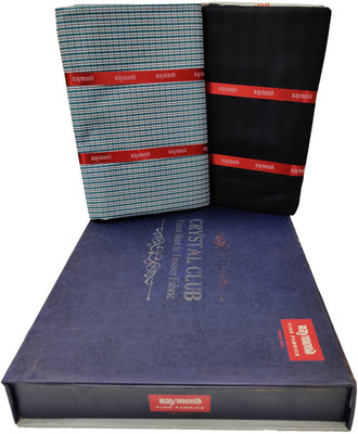 Raymond Viscose Rayon Checkered Shirt & Trouser Fabric