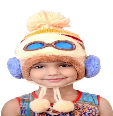 Brats N Beauty Kids Cap(Beige)
