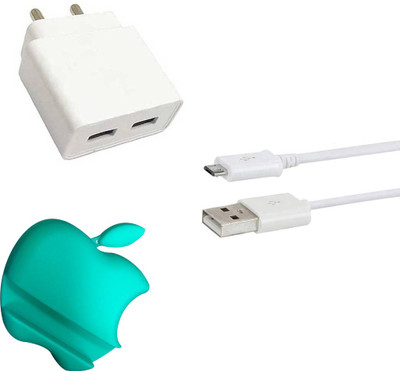 DAKRON Wall Charger Accessory Combo for Realme 3i(White)